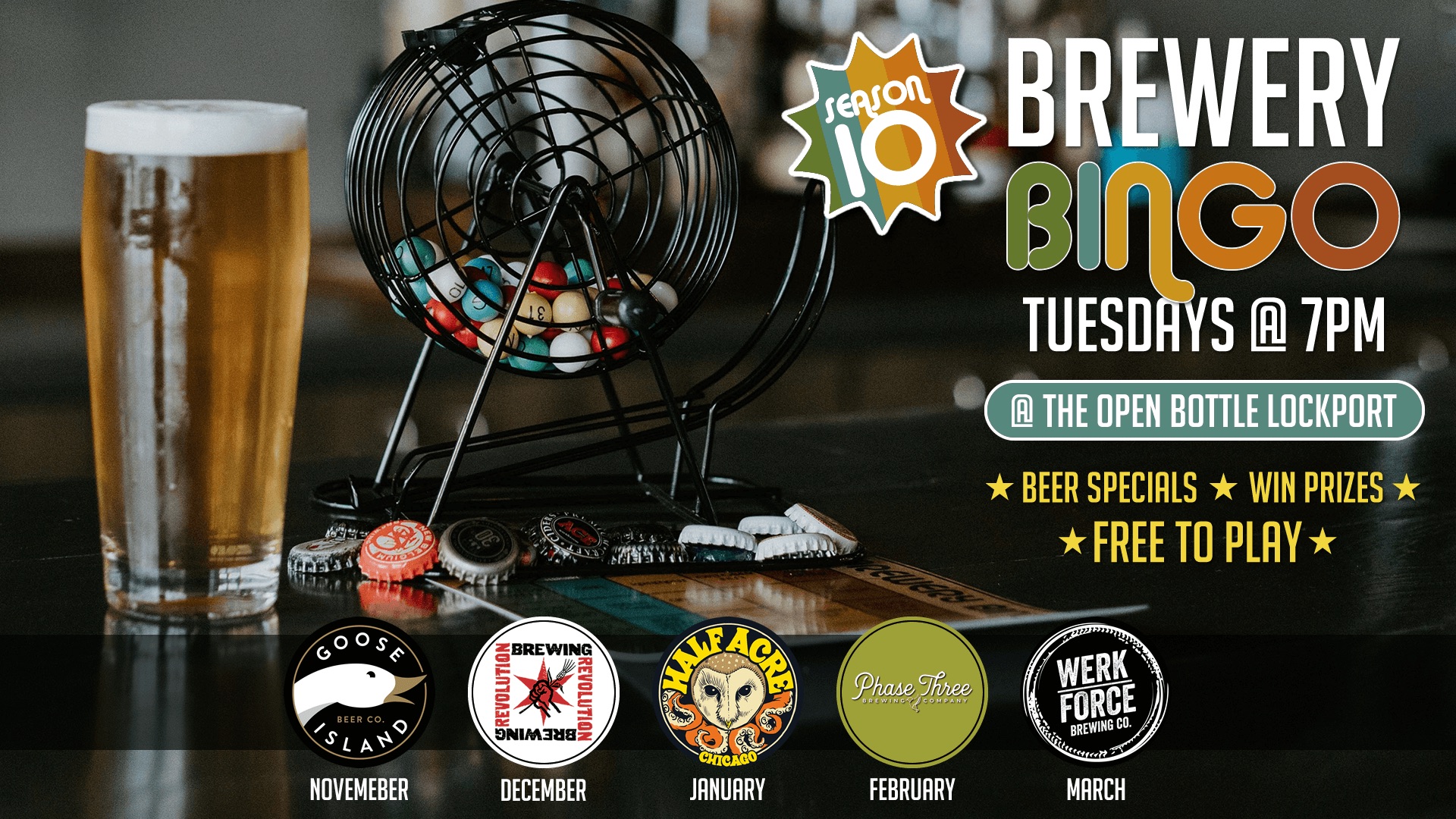 Event: Brewery Bingo at Lockport