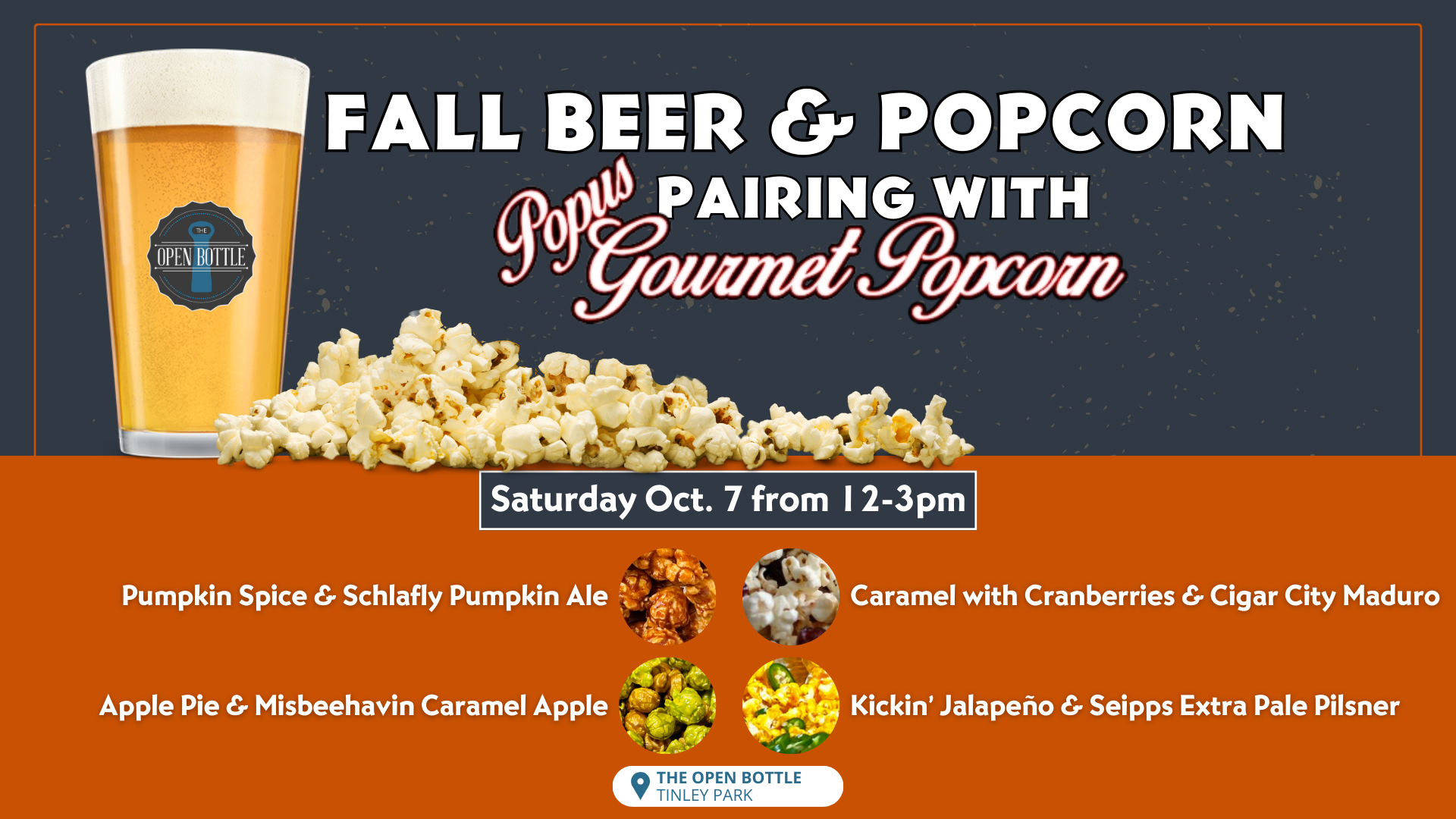 Event: Fall Beer & Popcorn Pairing