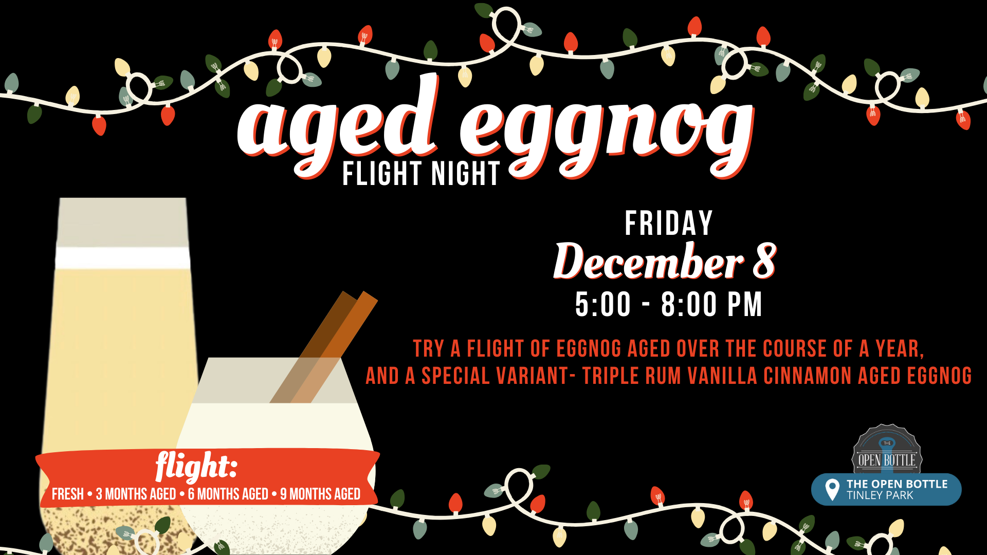 Event: Aged Eggnog Flight Night