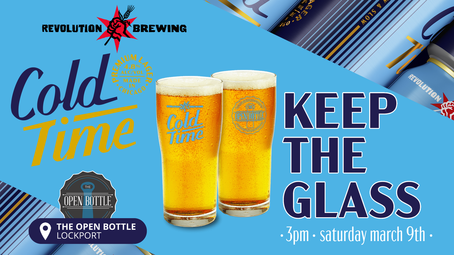 Event: Revolution Cold Time Keep the Pint Night